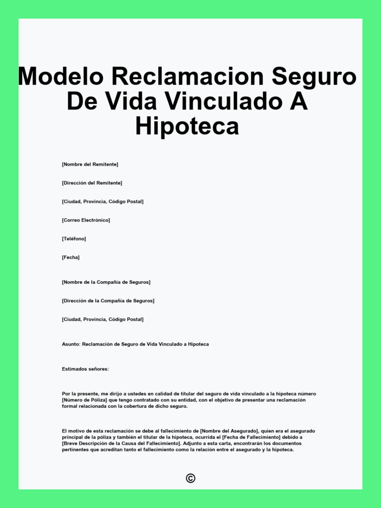 Pasos para hacer una reclamación de vida 1 pasos para hacer una reclamacion de vida